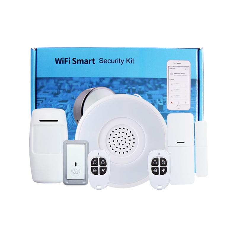 Tuya smart home Security Alarm Kit WiFi gateway Hub Door Window Sensor PIR Detector Automation Home Security System Alexa Google